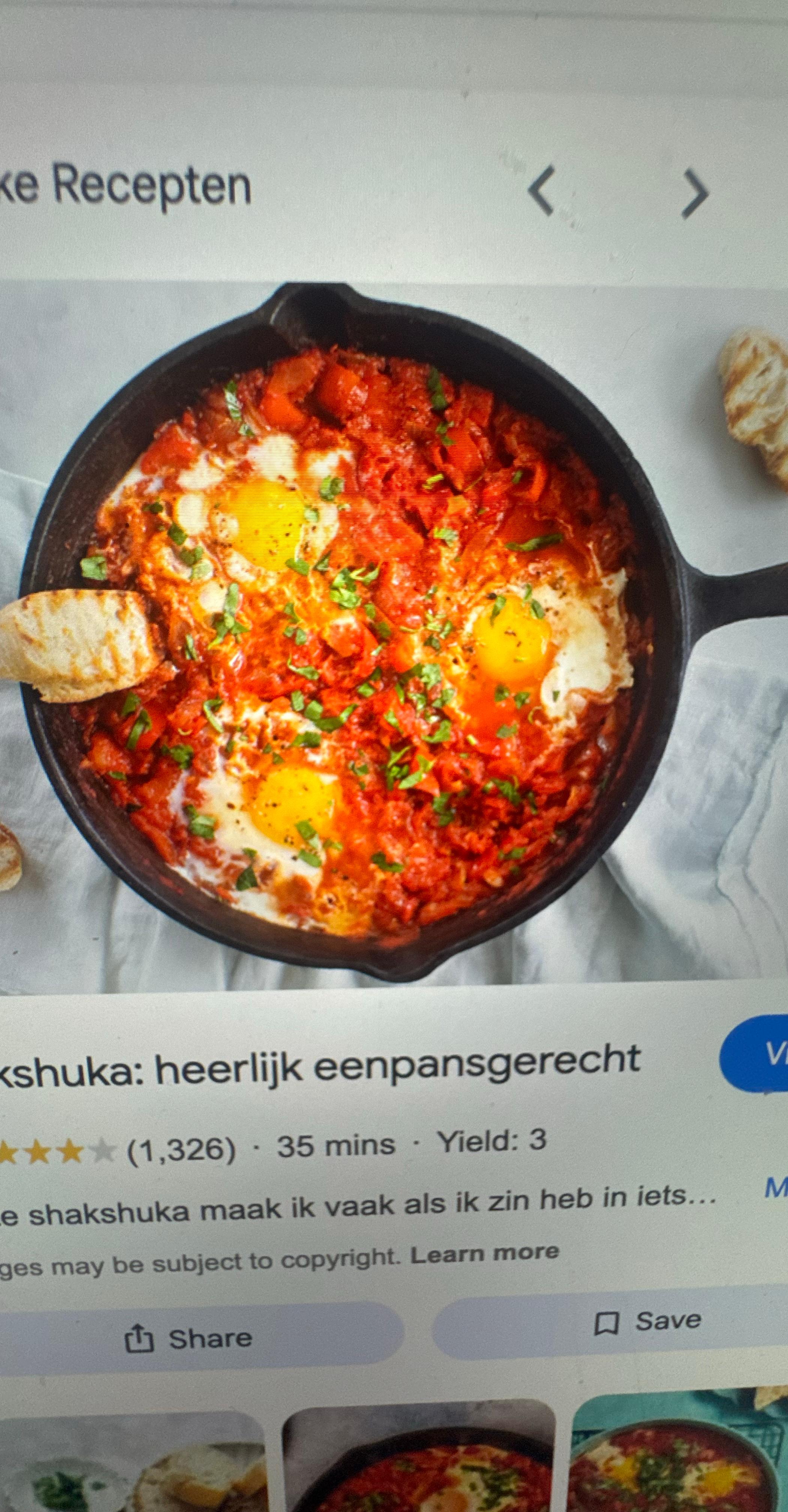 Tomatenbrutje met Ei uit de Oven