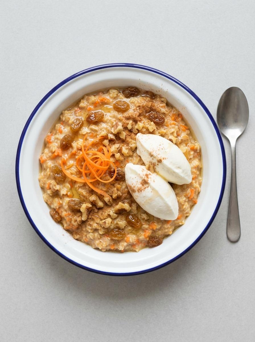 Eiwitrijke carrot cake havermout
