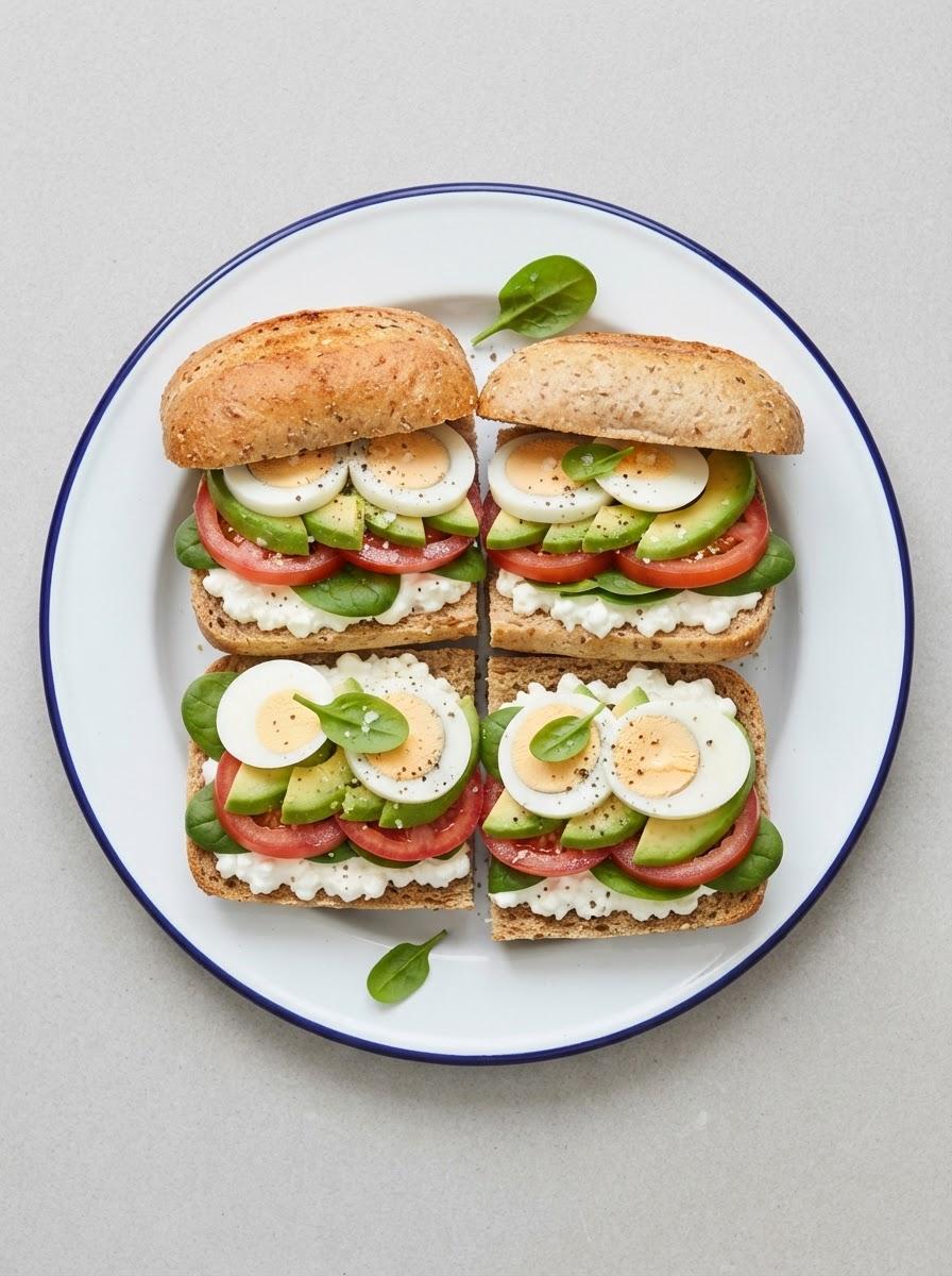 Eiwitrijk broodje ei deluxe
