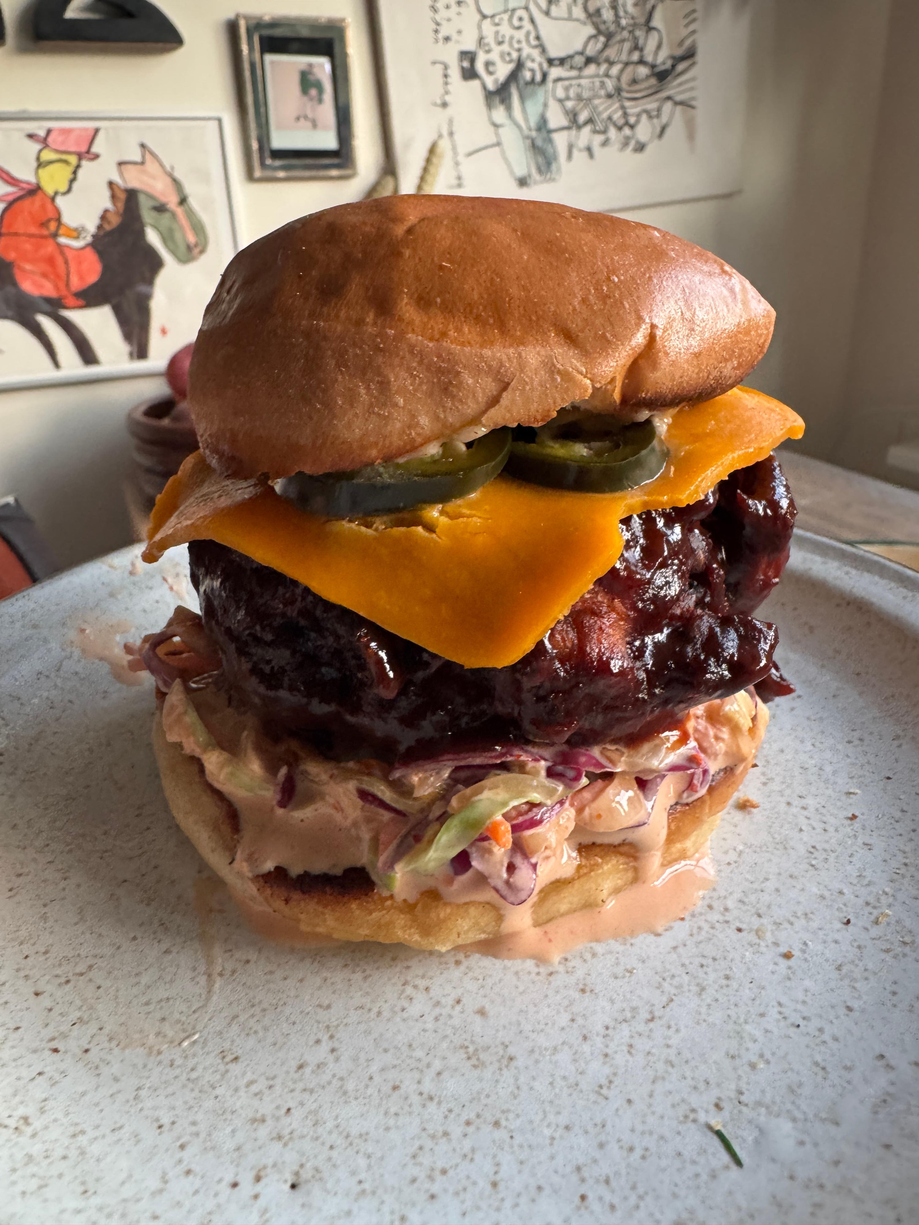 Fried chicken sandwich