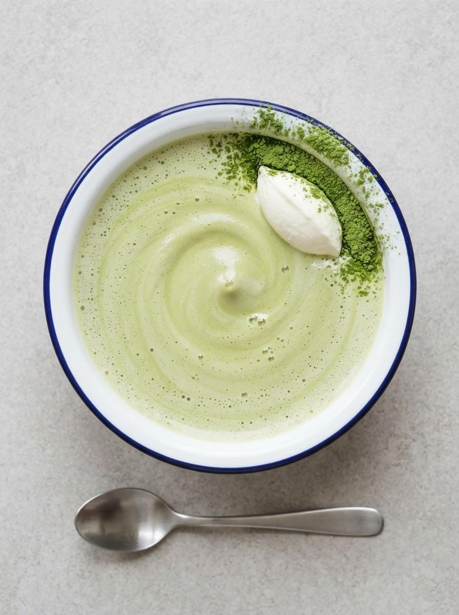 Eiwitrijke matcha proteïne latte
