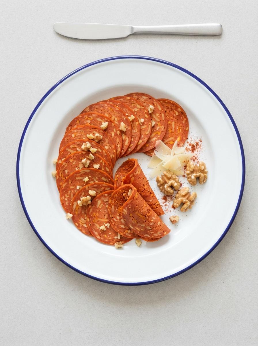 Vegetarische droge worst