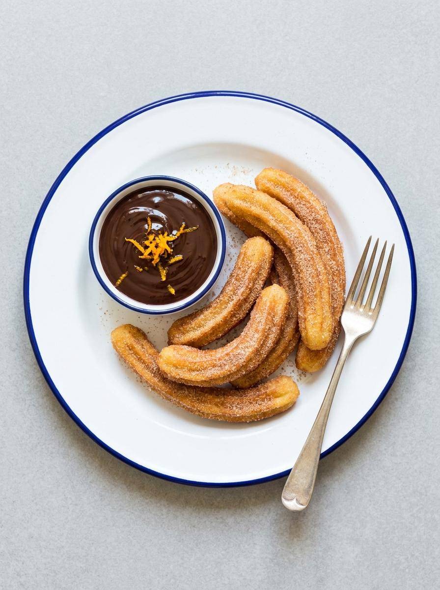Churros met chocolade