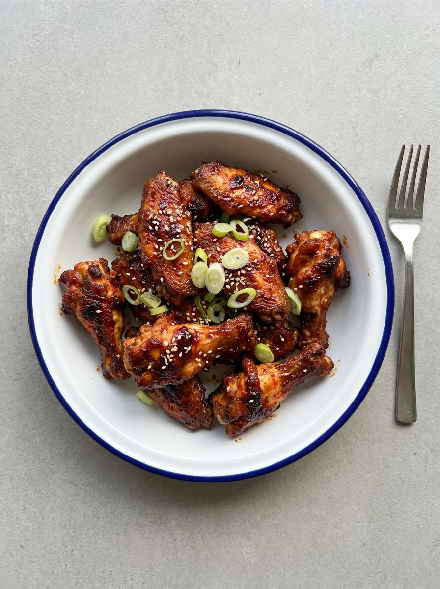 Gochujang kip uit de airfryer