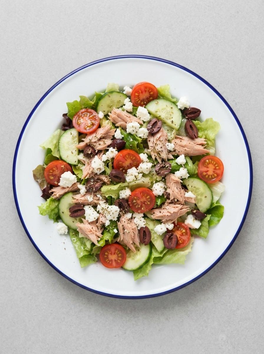 Snelle salade met tonijn