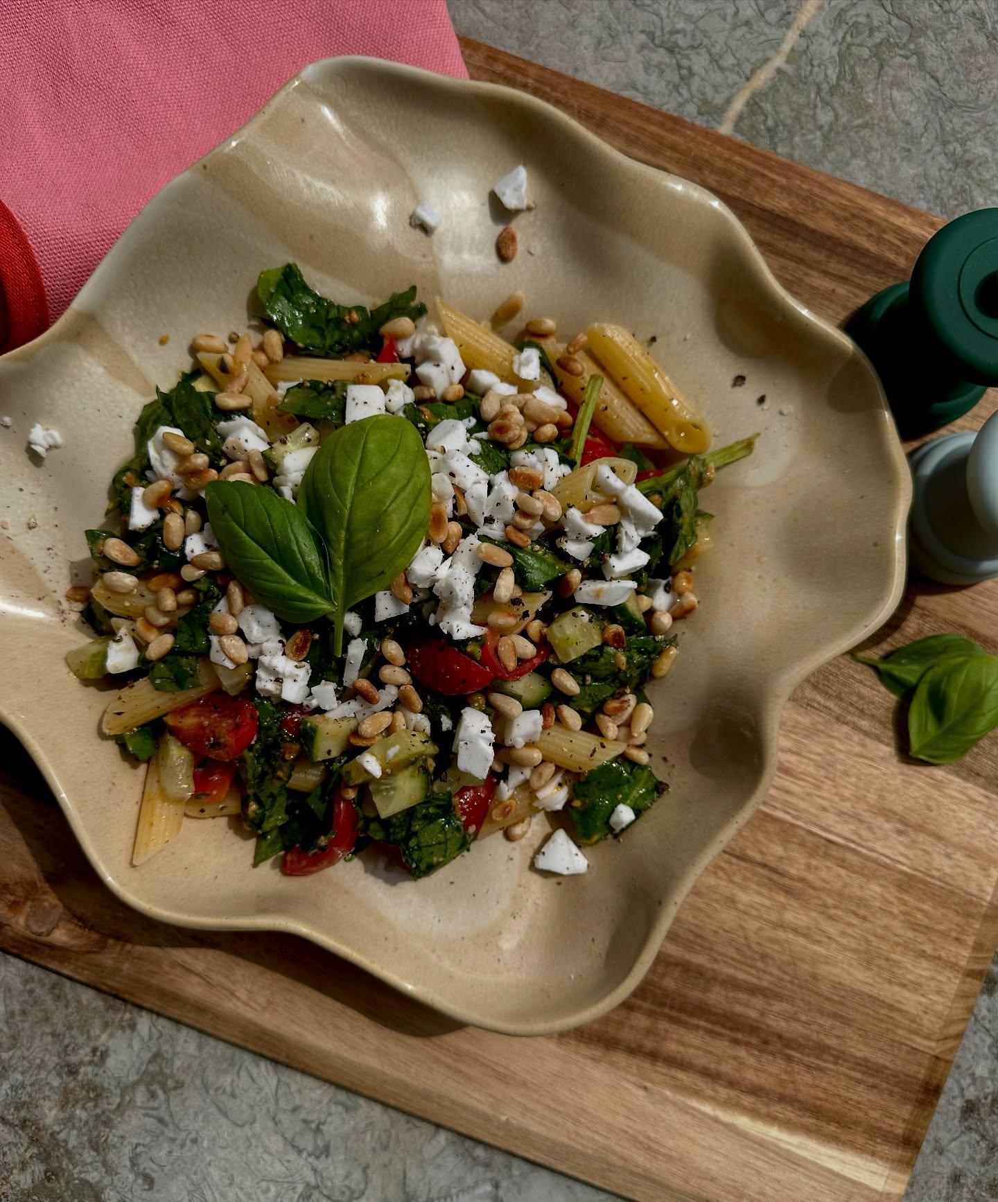 Pasta pesto salade (FODMAP-vriendelijk)