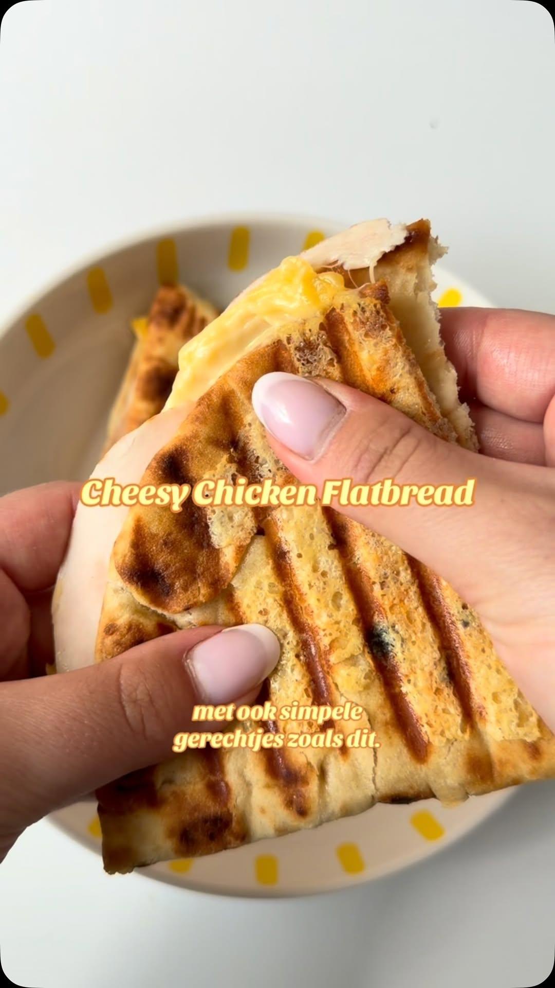 Cheesy Chicken Flatbread