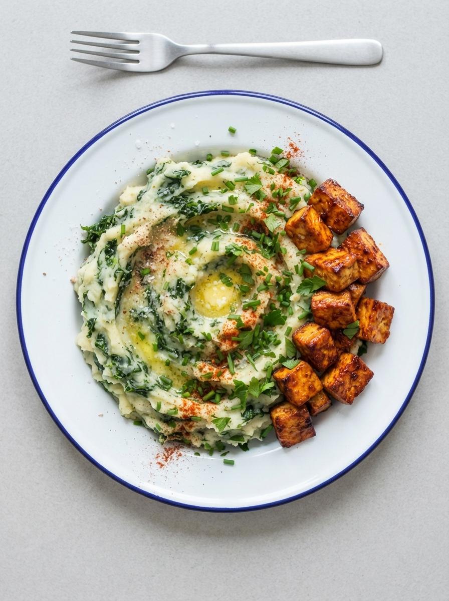 Vegetarische boerenkoolstamppot met rookworst