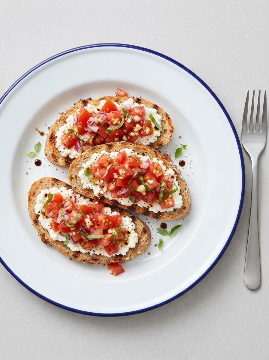 Caloriearme bruschetta