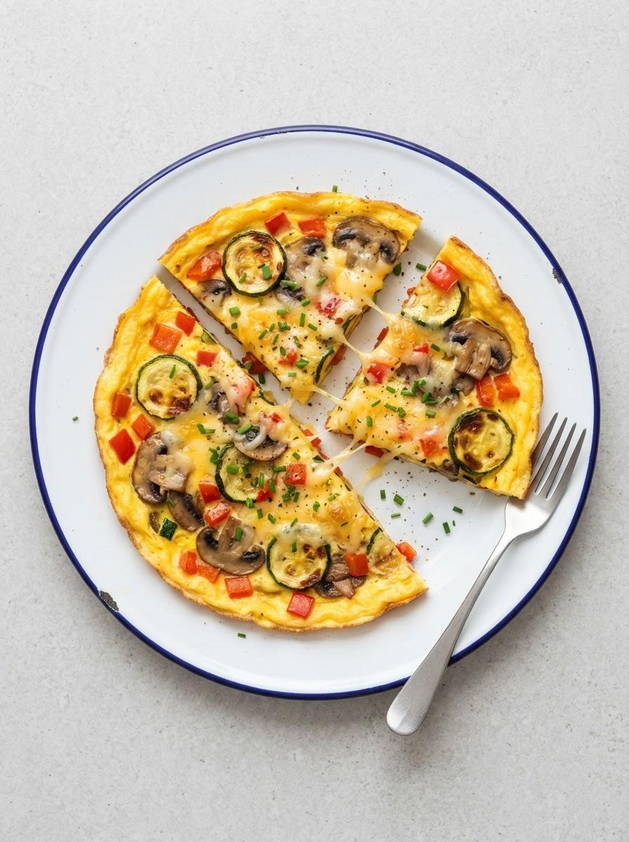Vegetarische groenteomelet