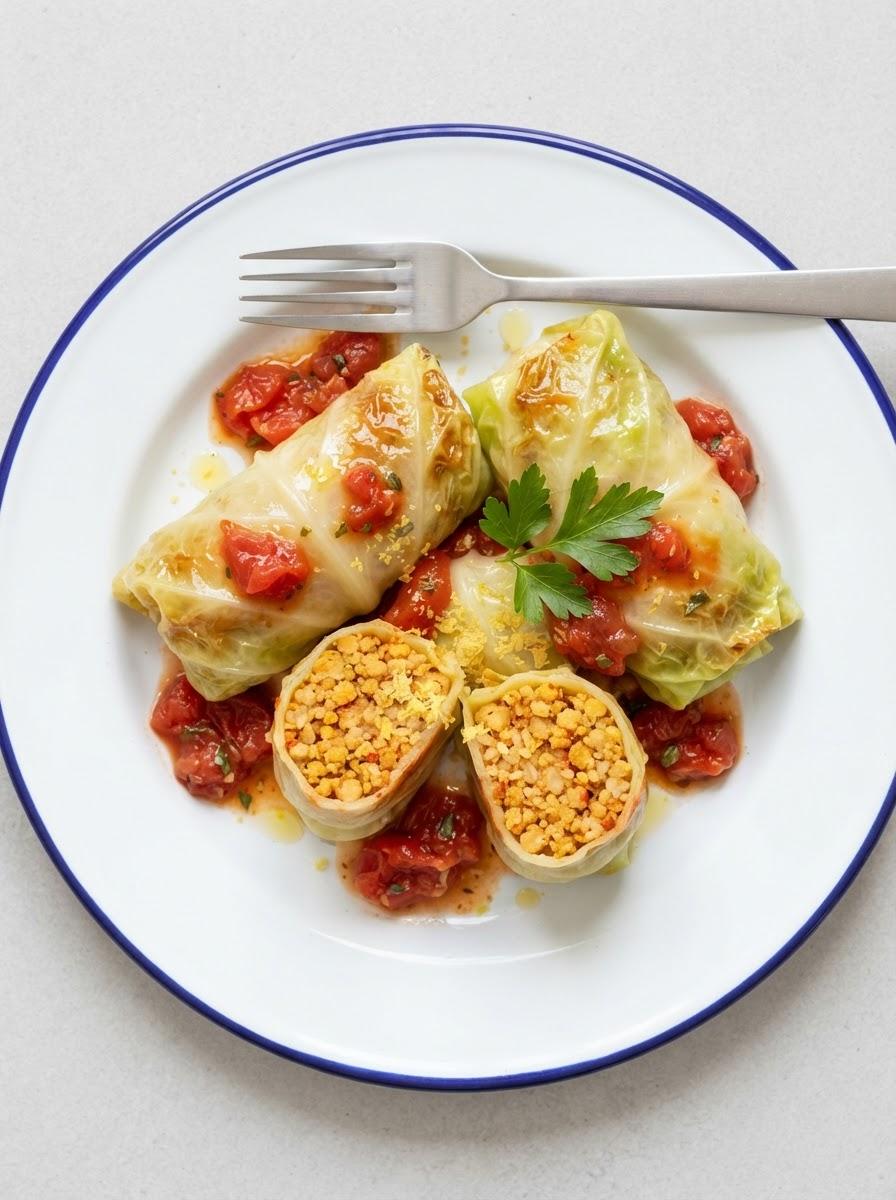 Vegan koolrolletjes