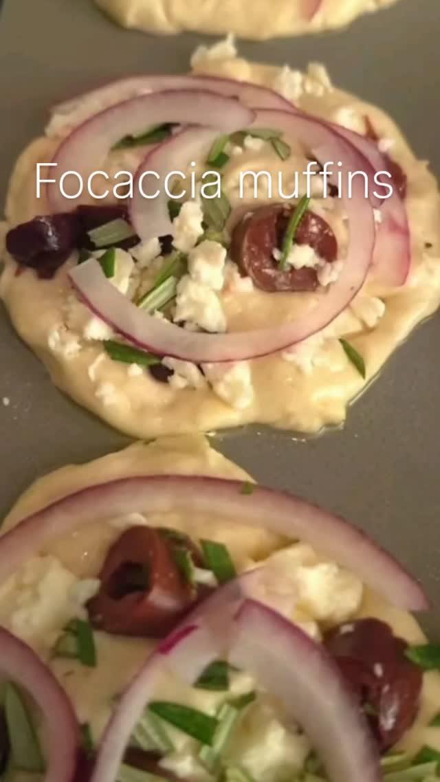 Homemade Focaccia Muffins