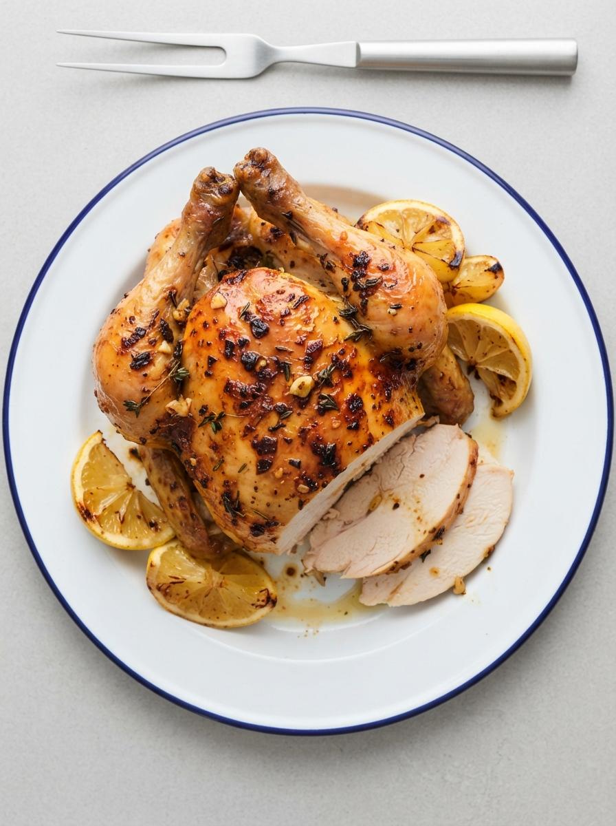 Eiwitrijke hele kip uit de oven