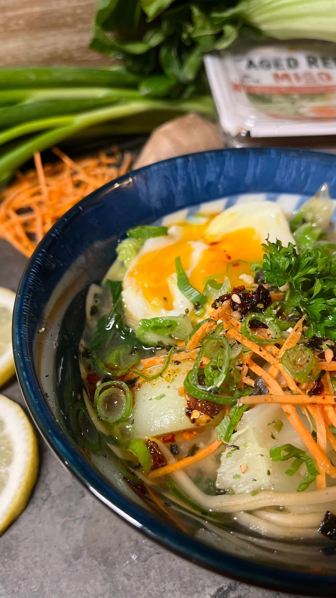 Veggie miso ramen