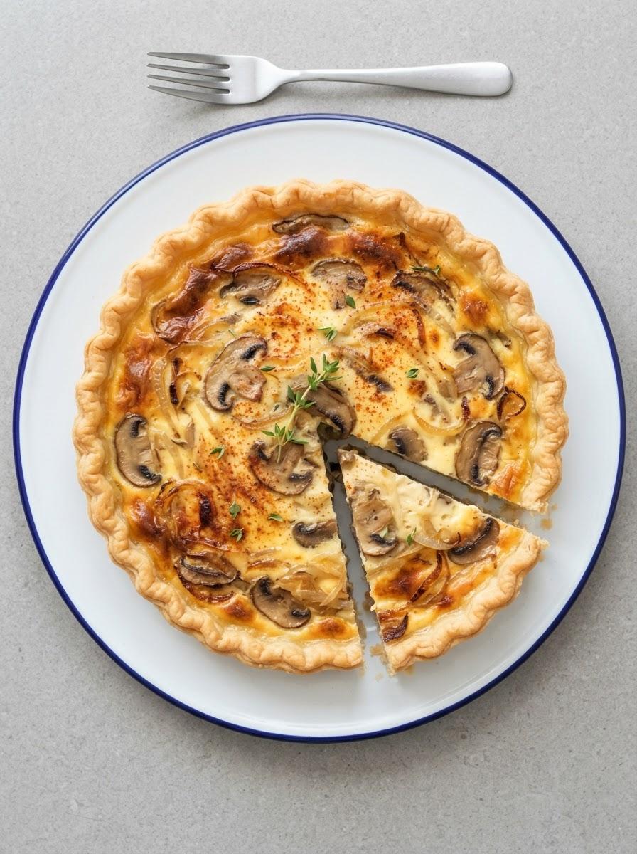 Vegetarische quiche lorraine