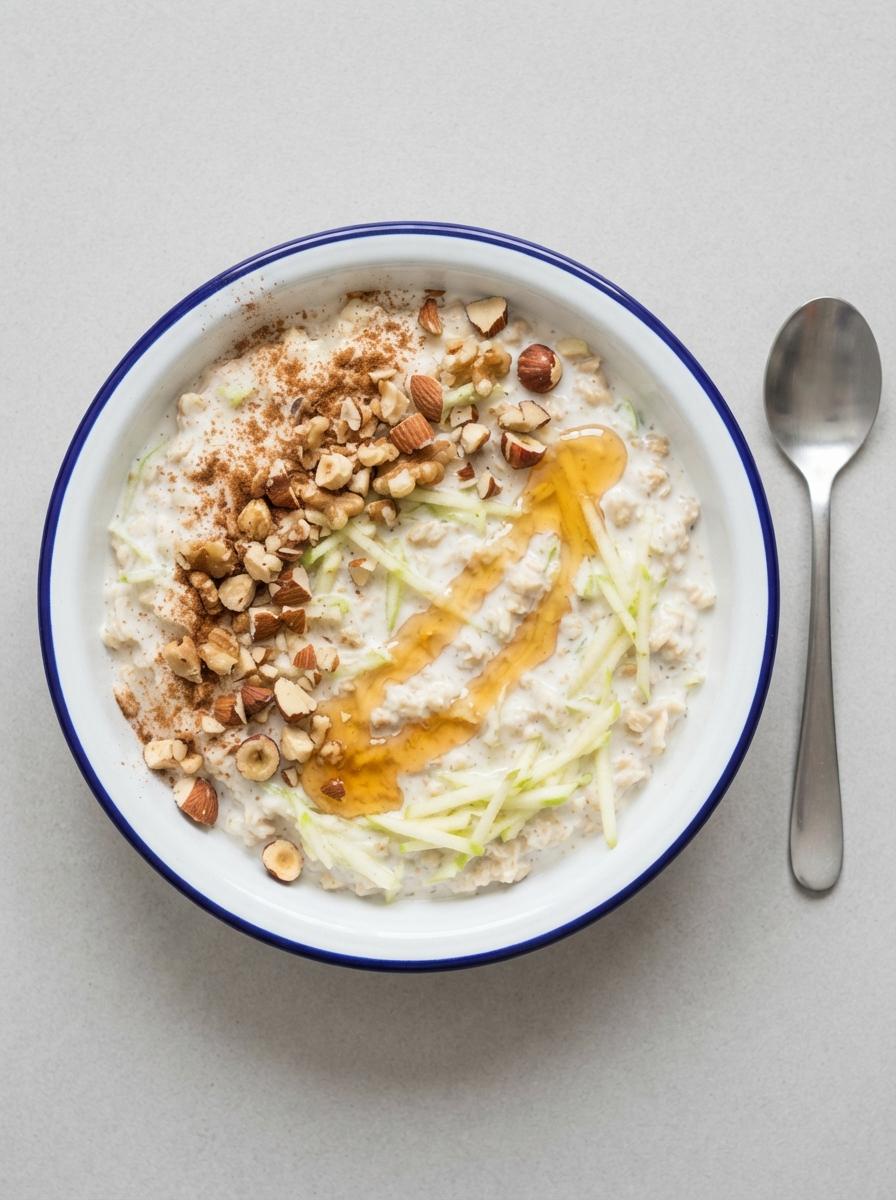 Eiwitrijke Bircher muesli met kwark