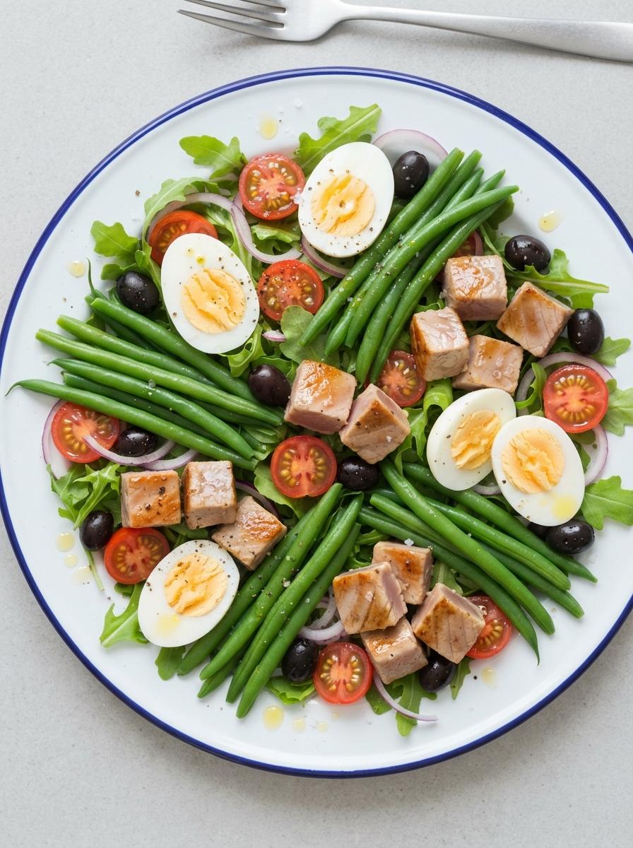 Eiwitrijke salade niçoise