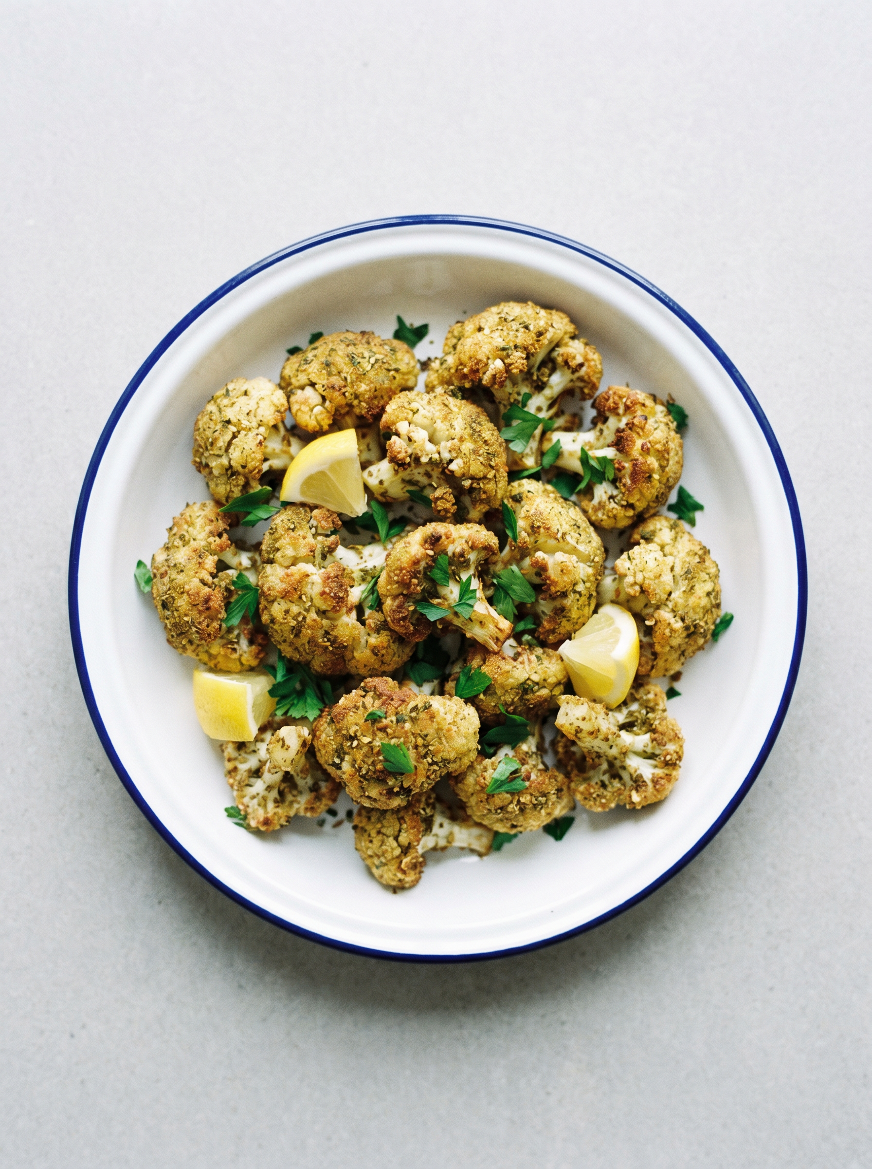 Za'atar Bloemkool uit de Airfryer