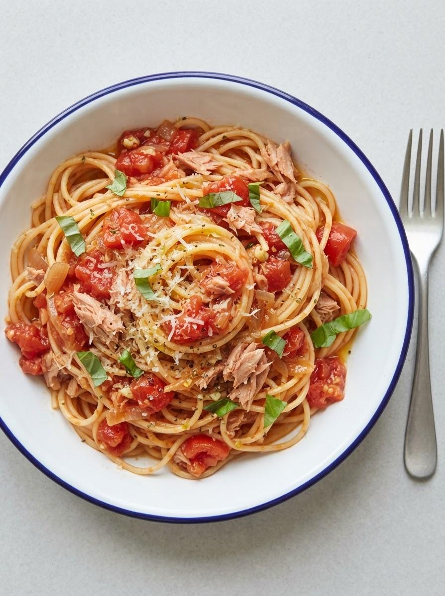 Snelle tonijnpasta