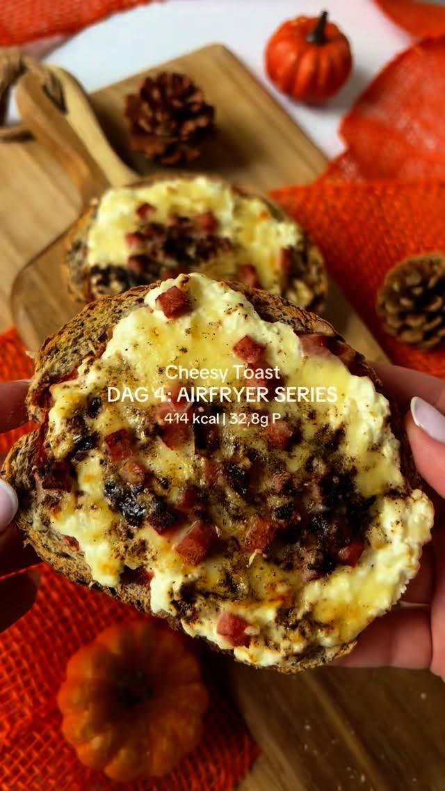 Cheesy Toast uit de Airfryer
