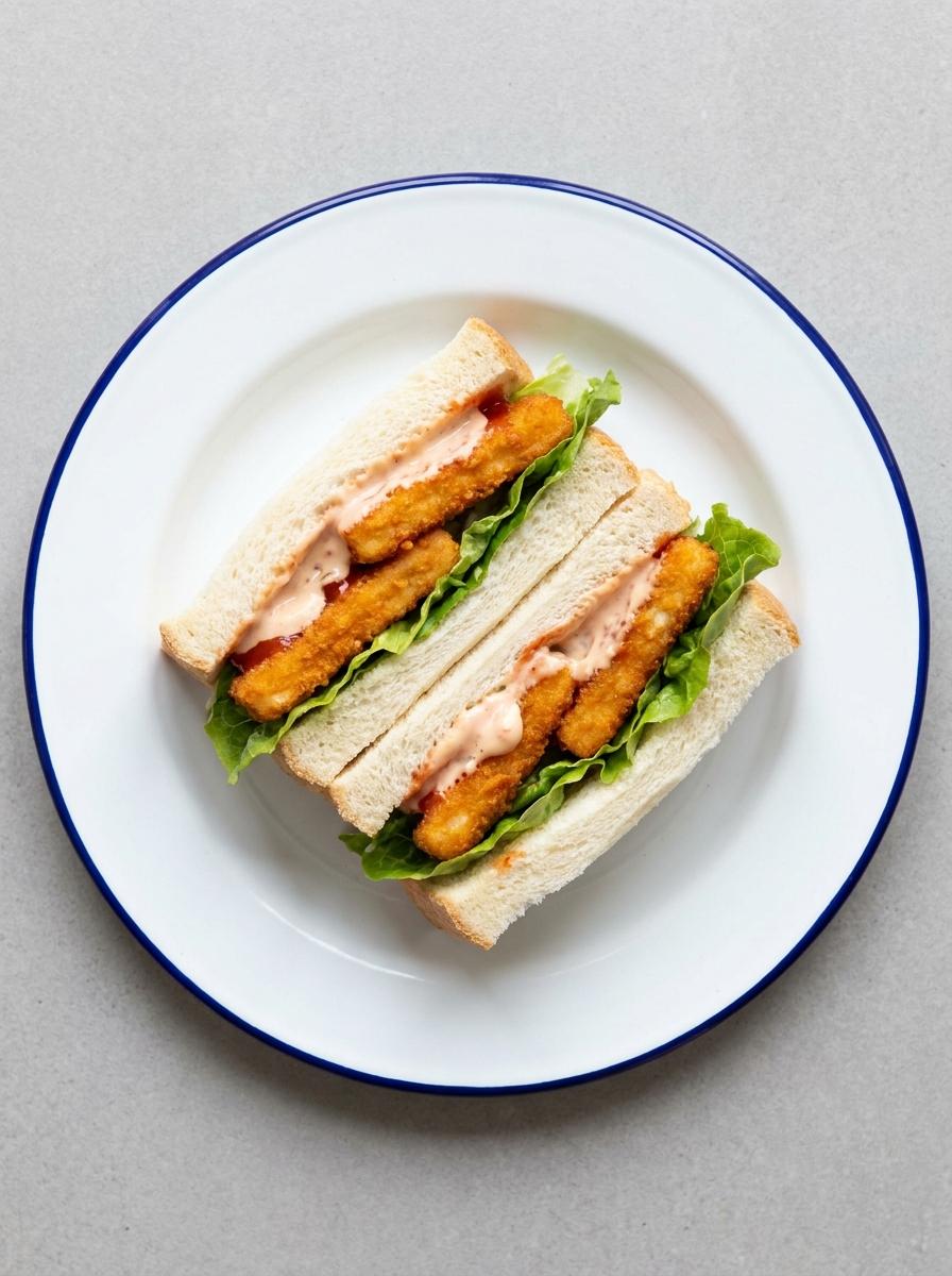 Fish Finger Sandwich uit de Airfryer