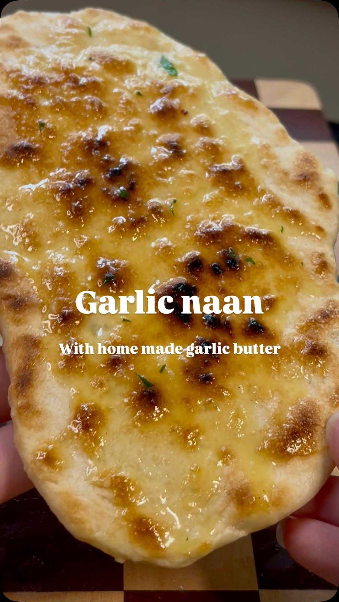 Super Easy Garlic Naan