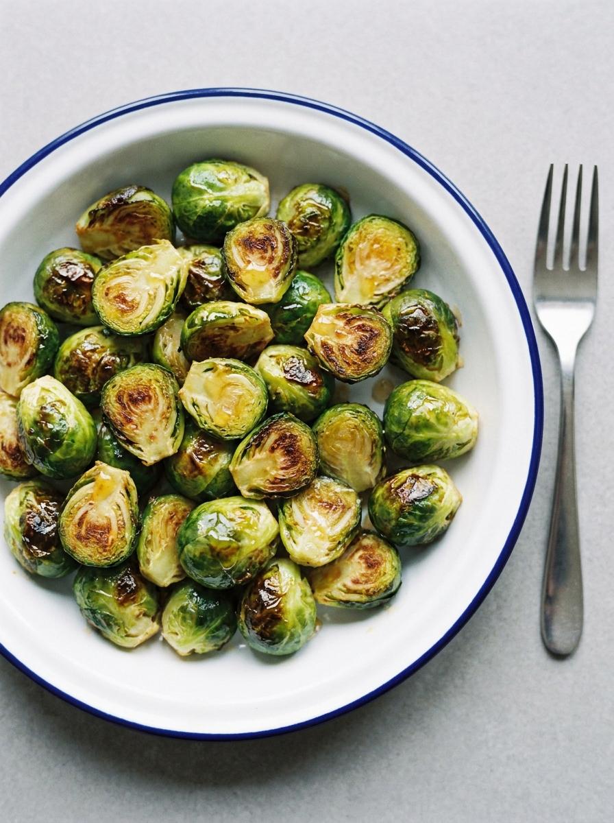 Geroosterde spruitjes met honing in de airfryer