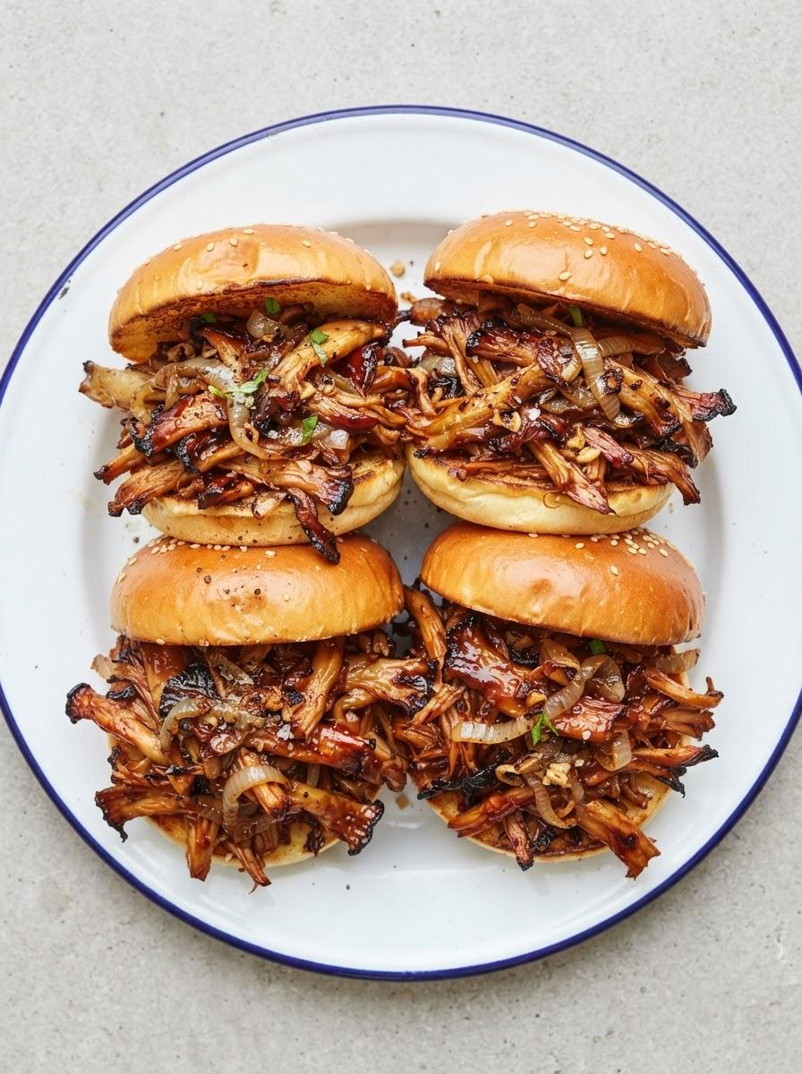 Vegetarische Pulled Oesterzwam