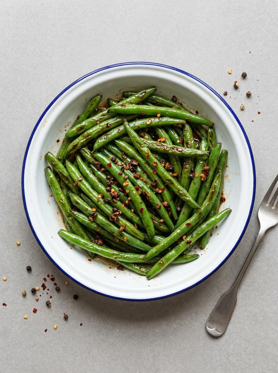 Szechuan Sperziebonen uit de Airfryer