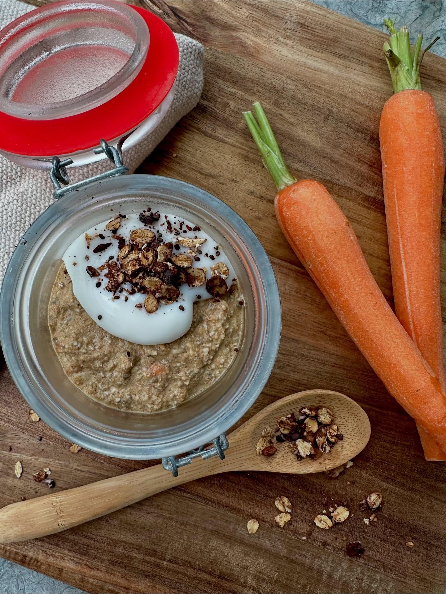 Carrotcake Overnight Oats (FODMAP-vriendelijk)