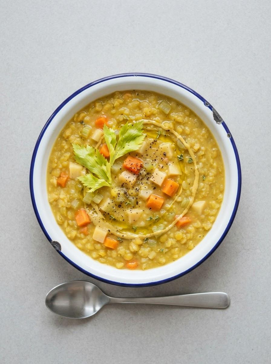 Vegetarische erwtensoep