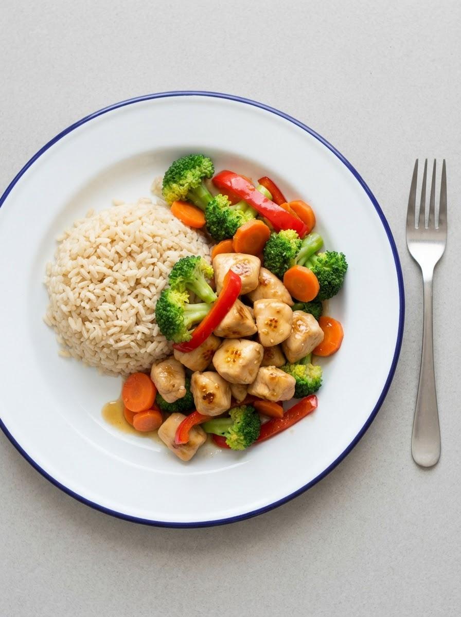 Caloriearme kip teriyaki