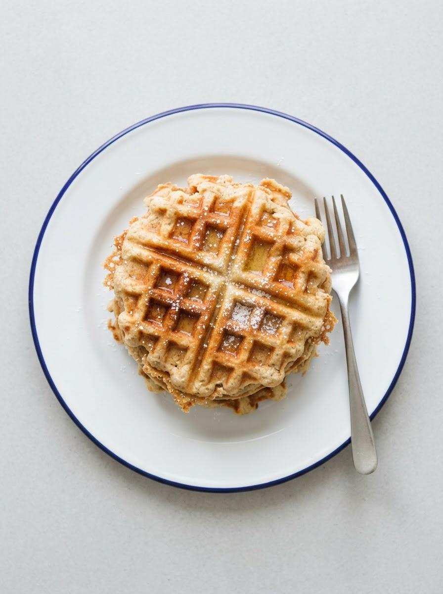 Koolhydraatarme wafels van amandelmeel