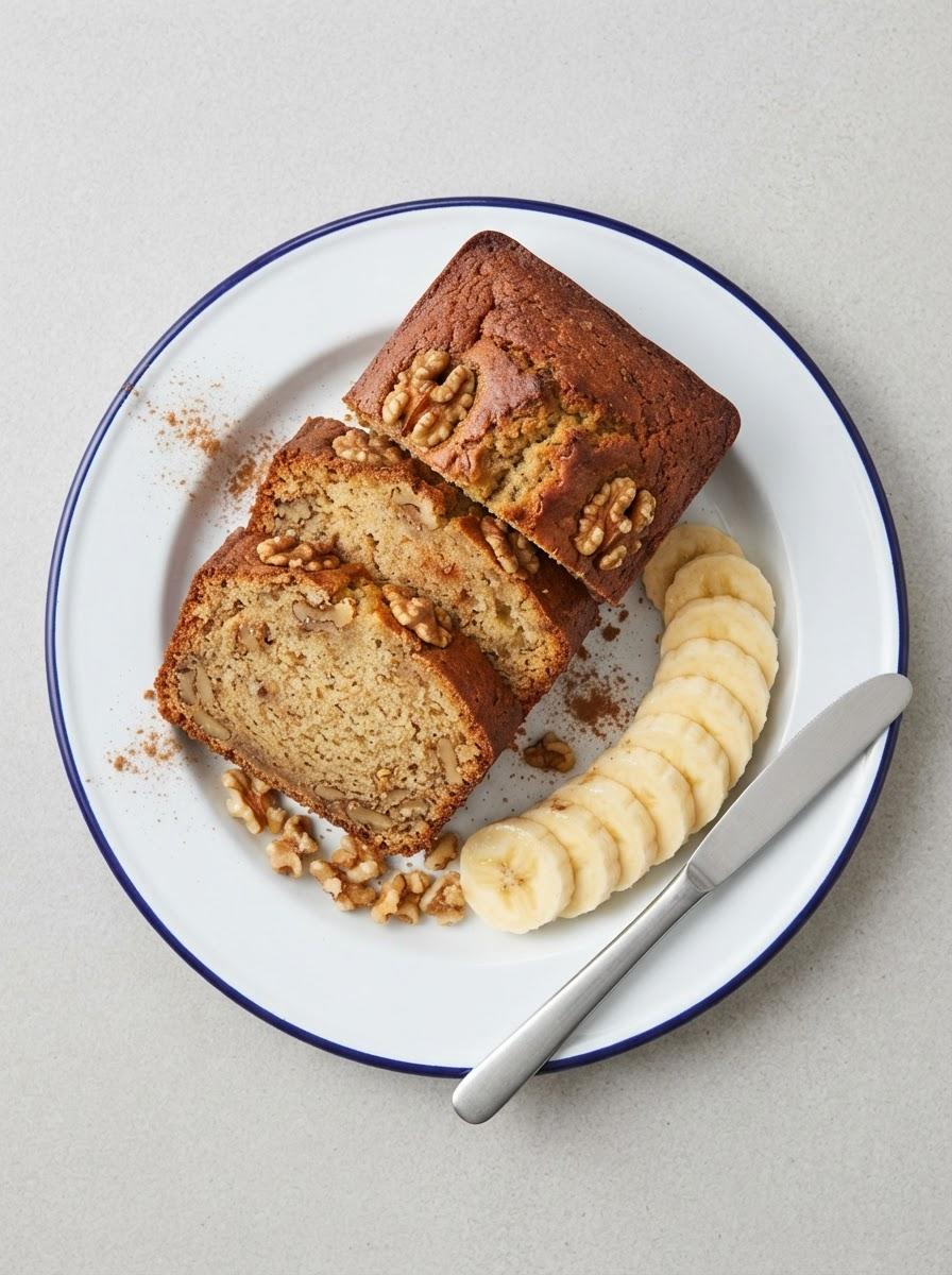 Koolhydraatarm bananenbrood