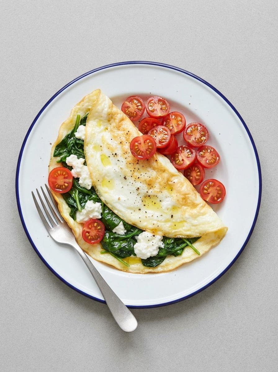 Eiwitrijke omelet van eiwitten