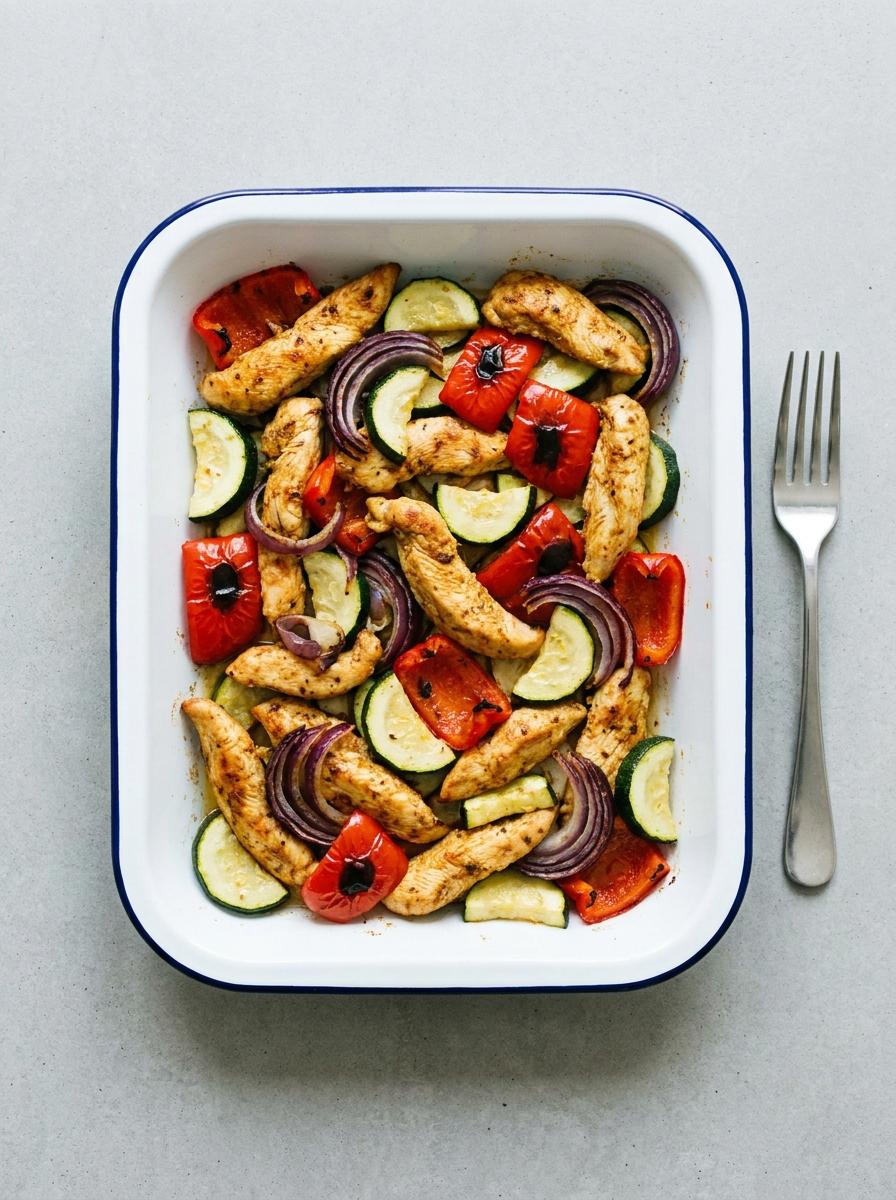 Kipshoarma Traybake uit de Airfryer
