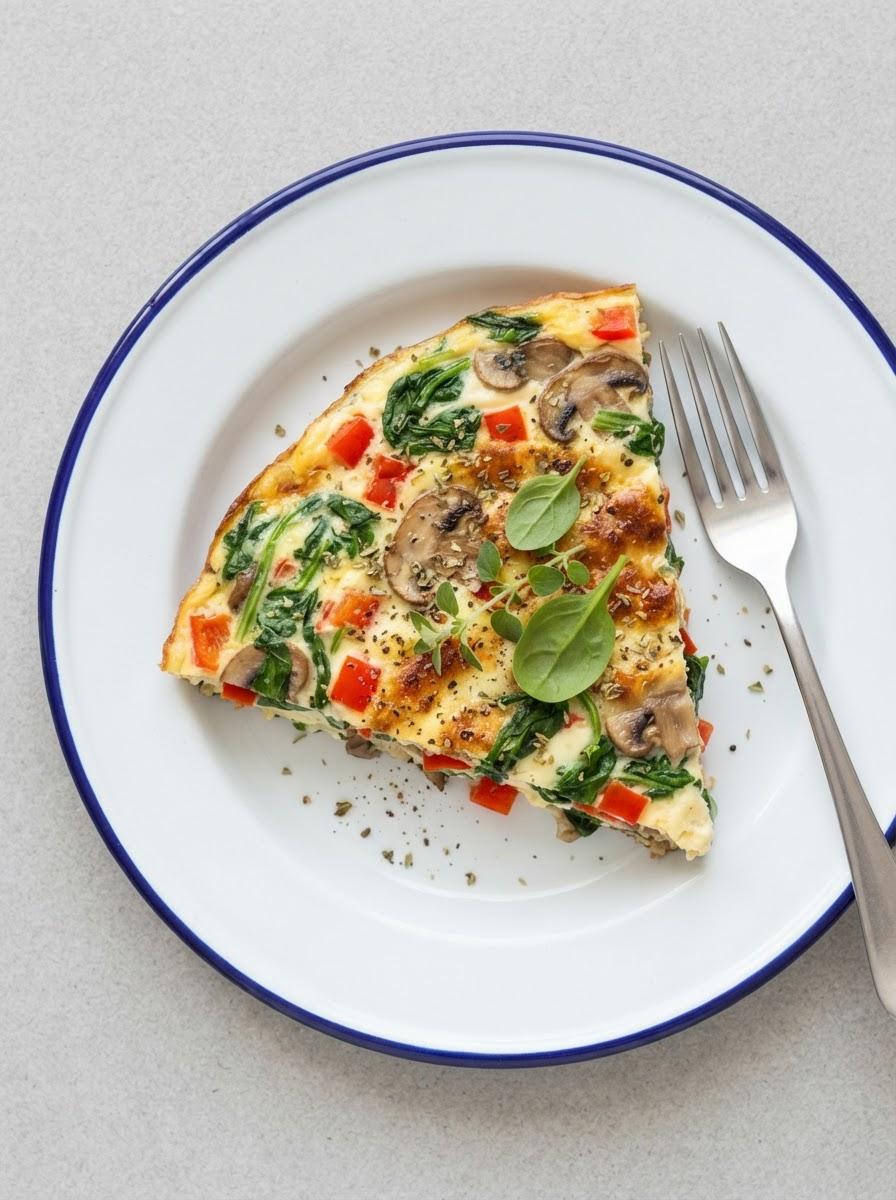 Eiwitrijke omelet uit de oven