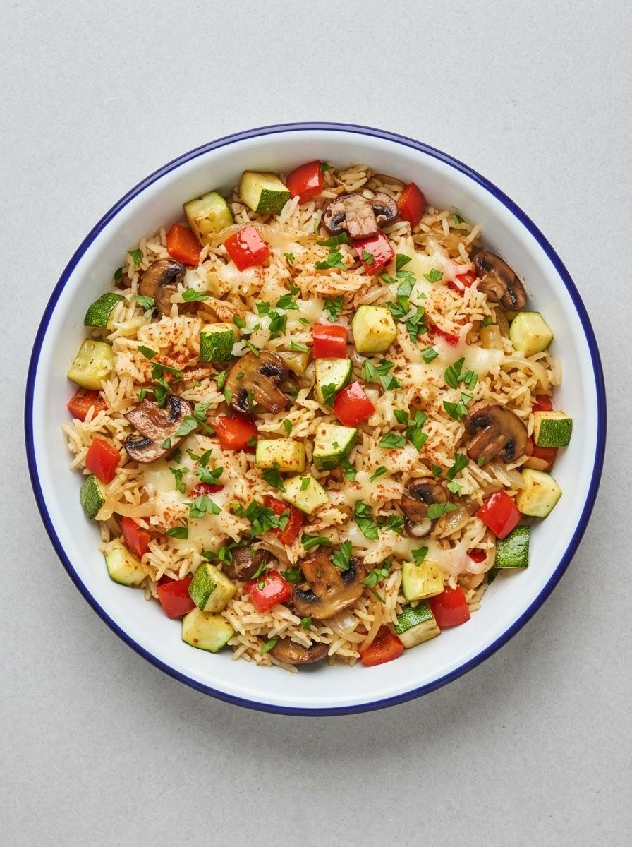 Vegetarische campingmaaltijd