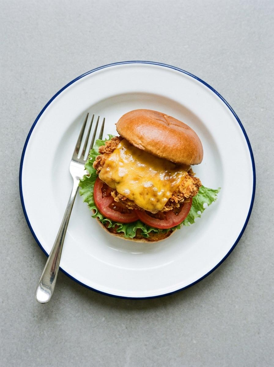 Crispy Chicken Burger uit de Airfryer