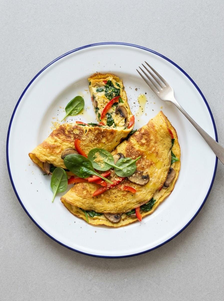 Vegan omelet