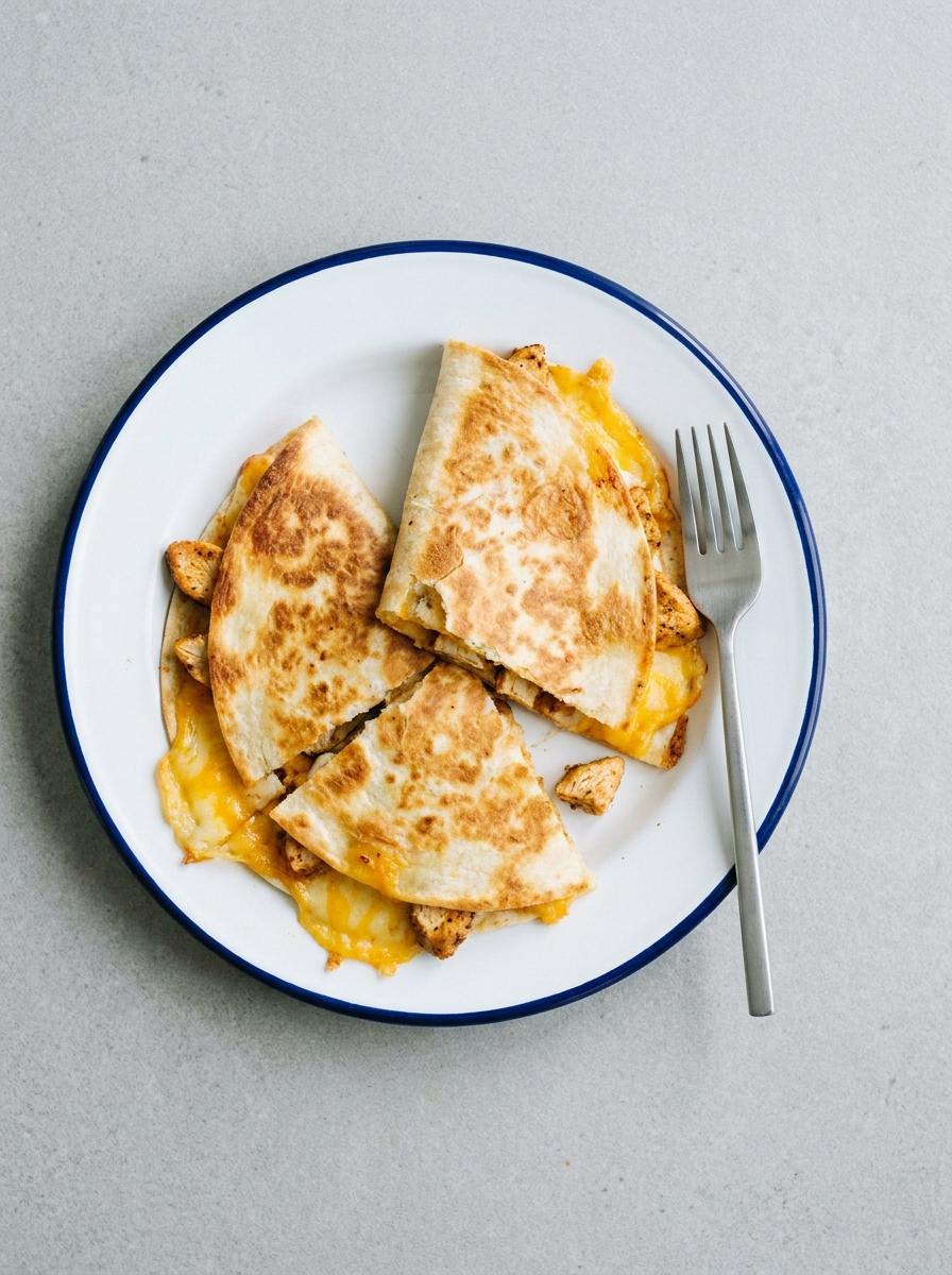 Quesadilla kip uit de airfryer