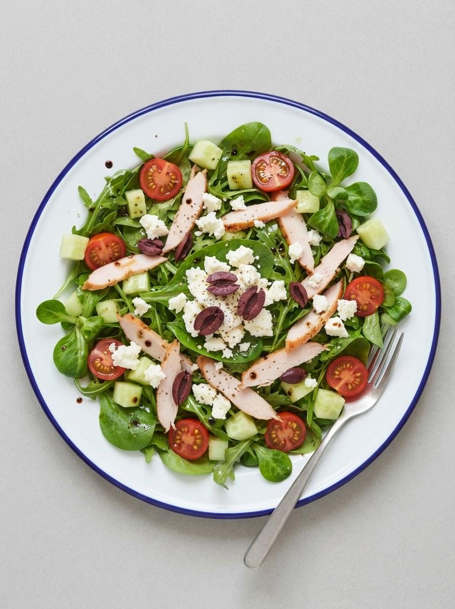 Koolhydraatarme zomersalade