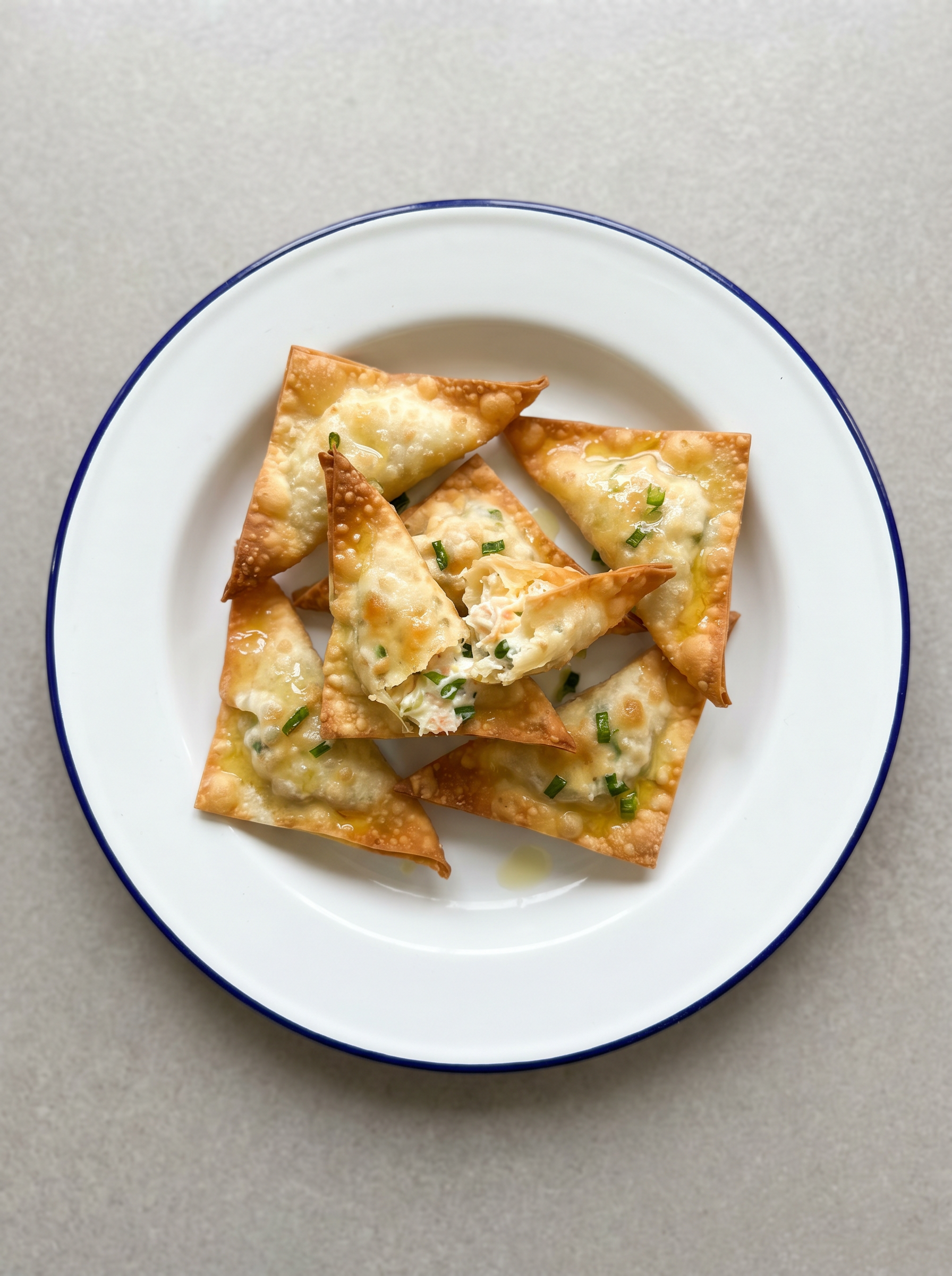 Airfryer Crab Rangoon