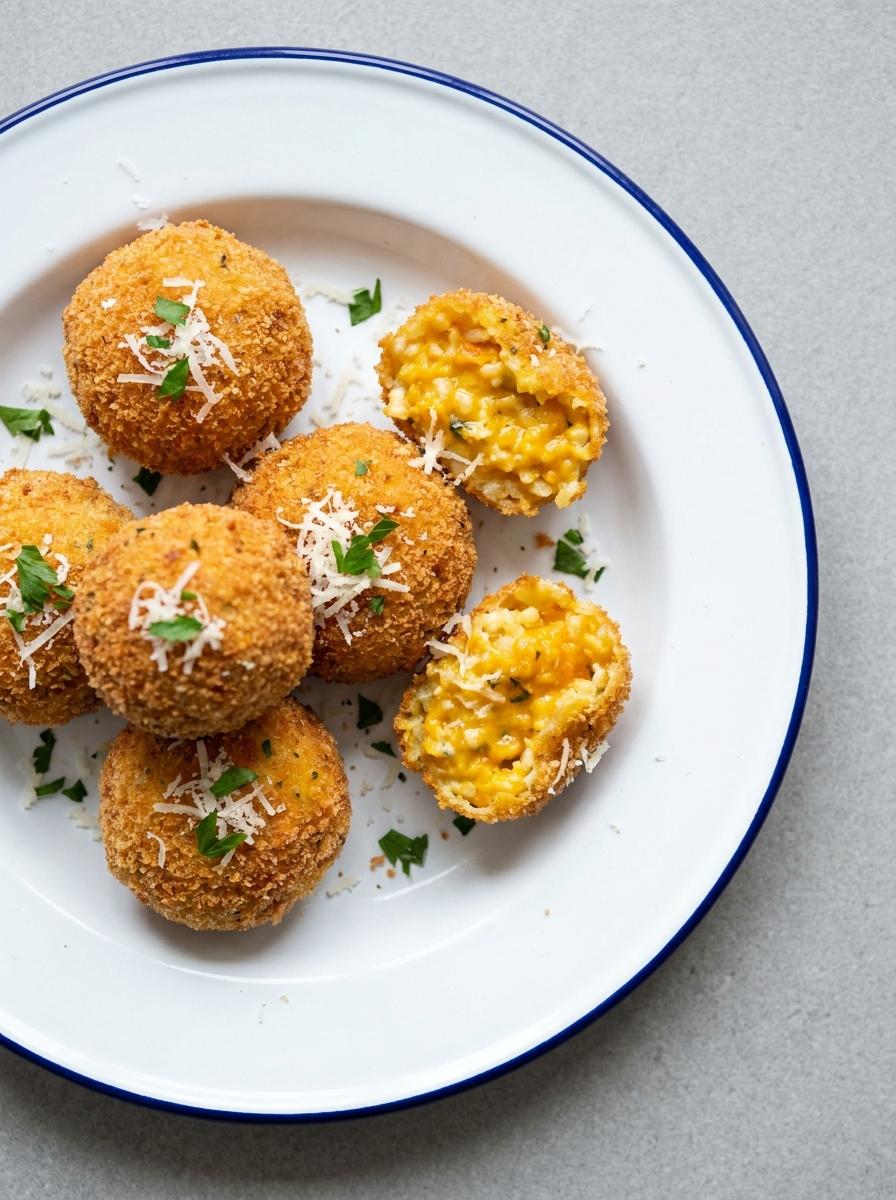 Pompoen Risotto Balletjes Airfryer