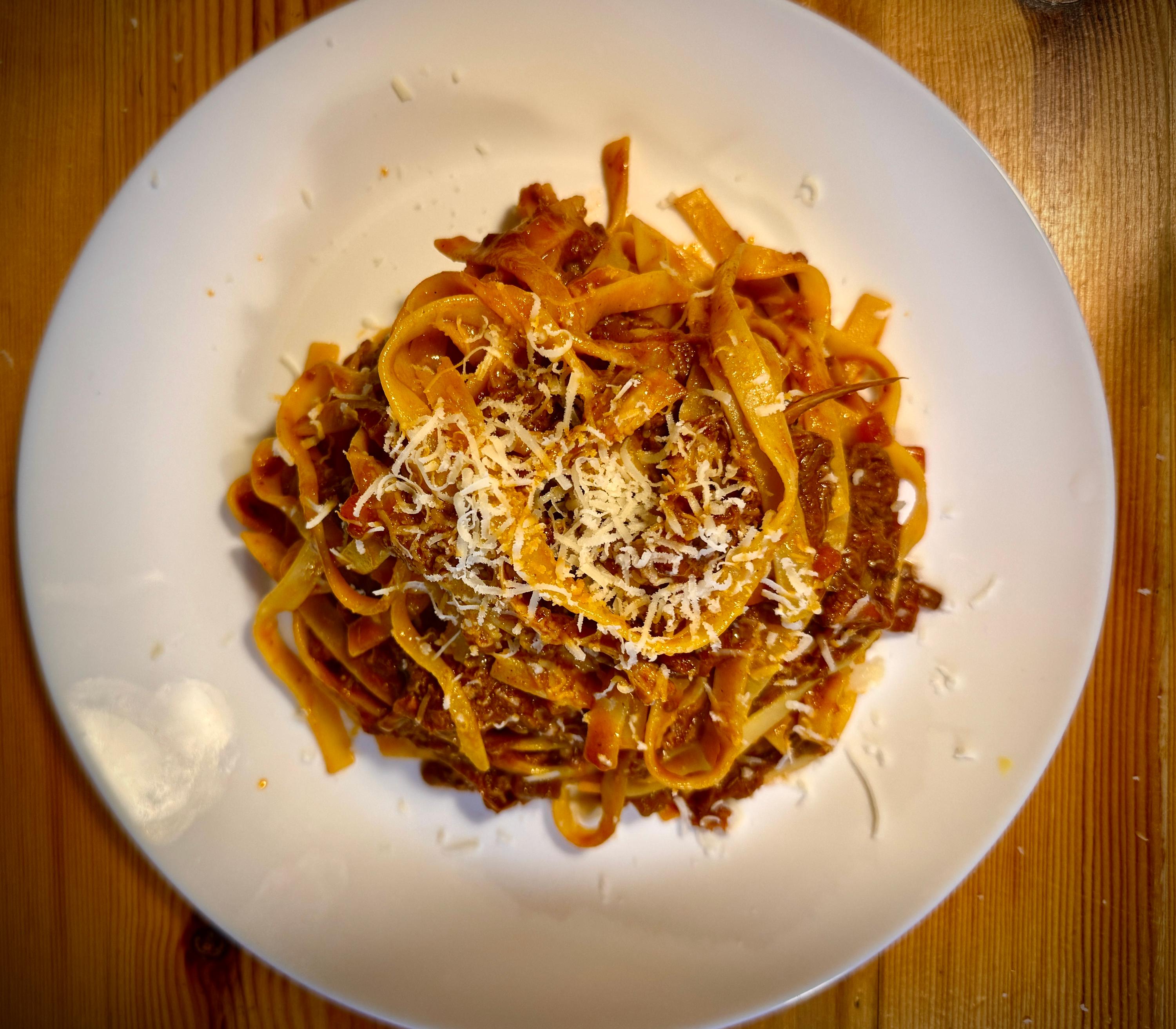 Short Rib Ragù met Tagliattelle