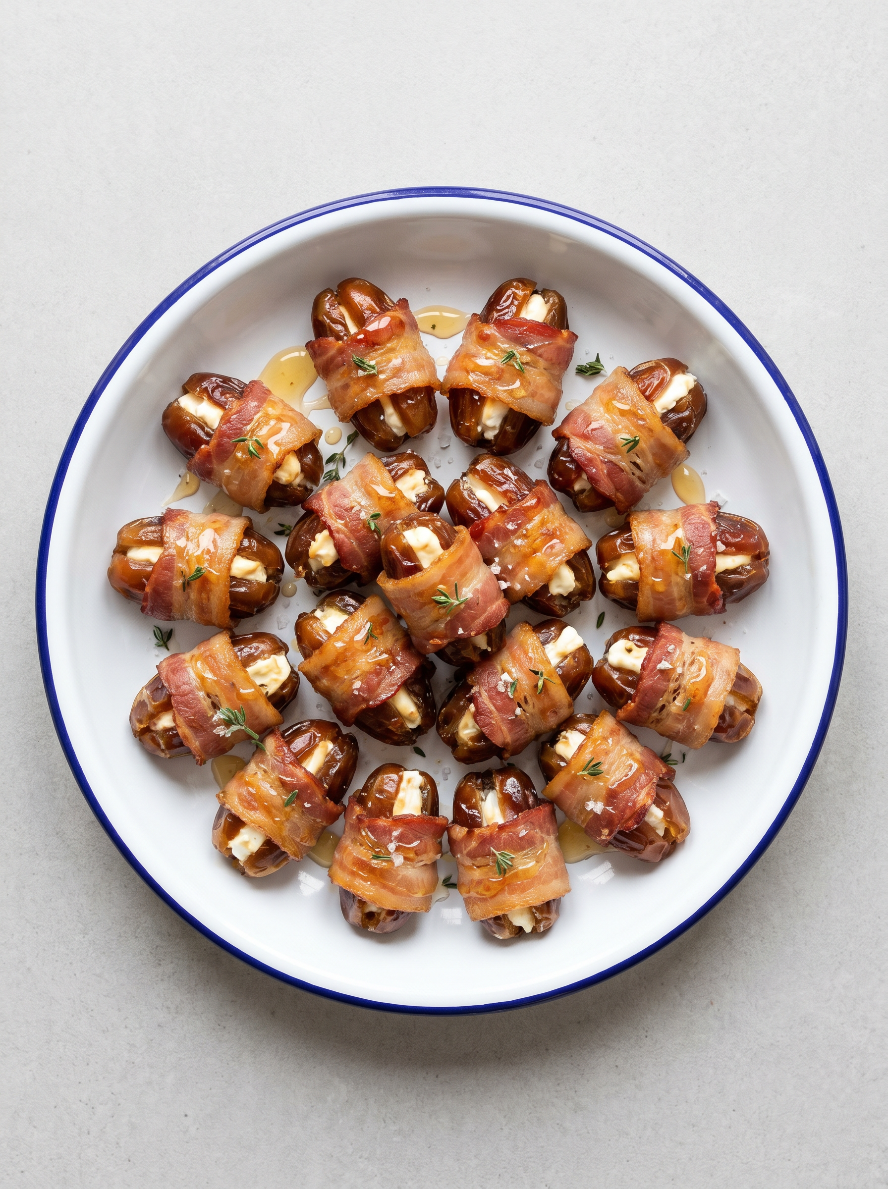 Airfryer dadels met geitenkaas