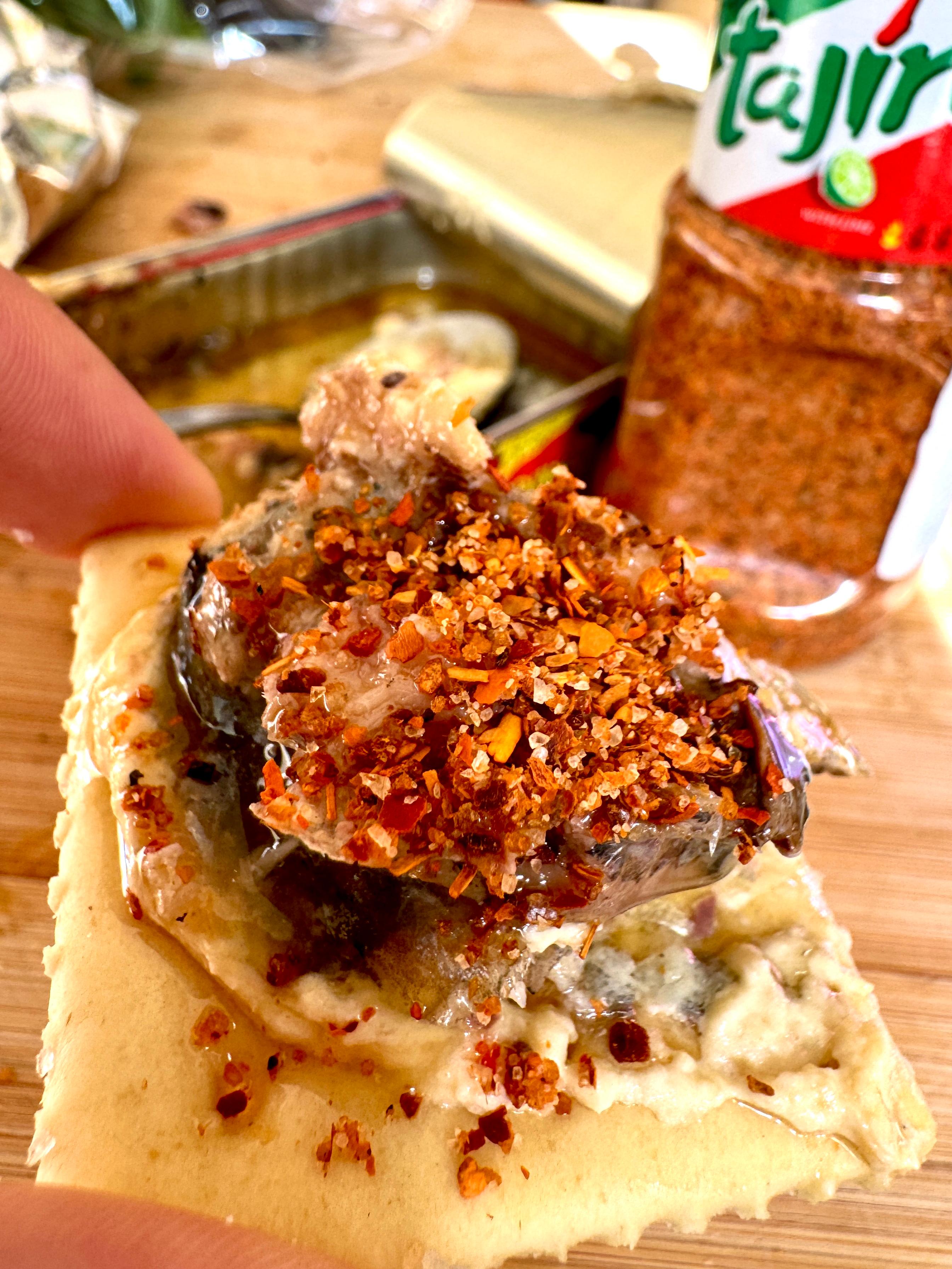 A great sardine snack!
