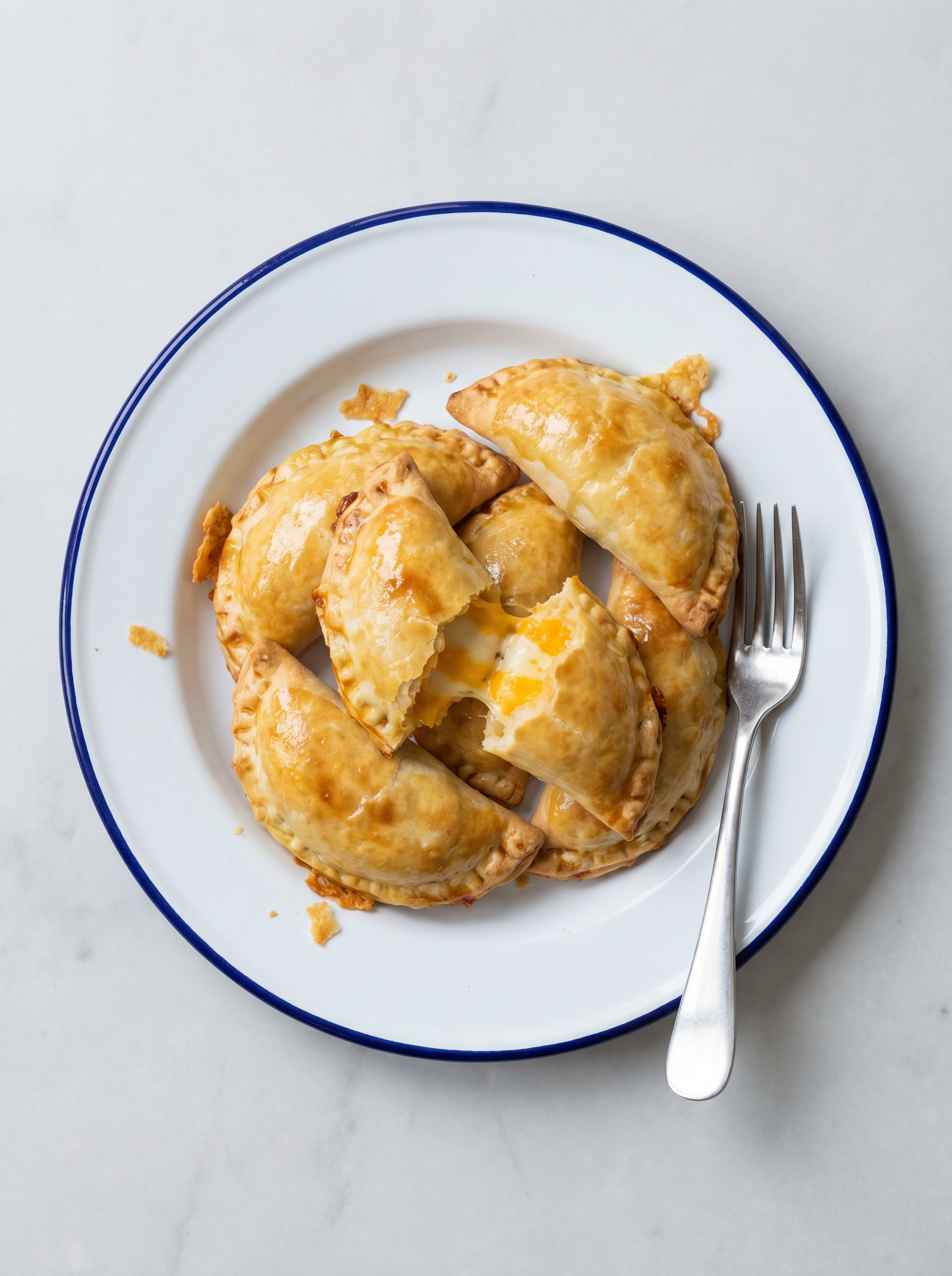 Empanada met kaas uit de airfryer