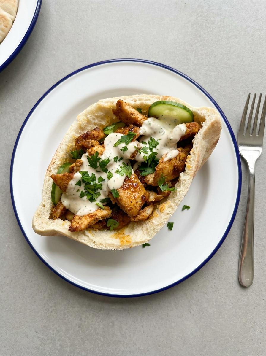 Airfryer Shoarma Broodje