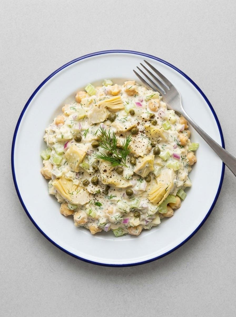 Vegetarische tonijnsalade